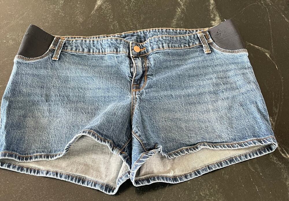 Isabel Maternity Jean Shorts 14 midishorts